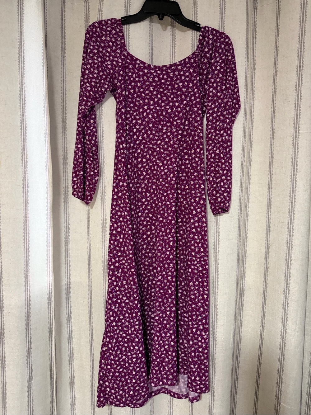 Velvet Torch Purple Floral Midi Dress